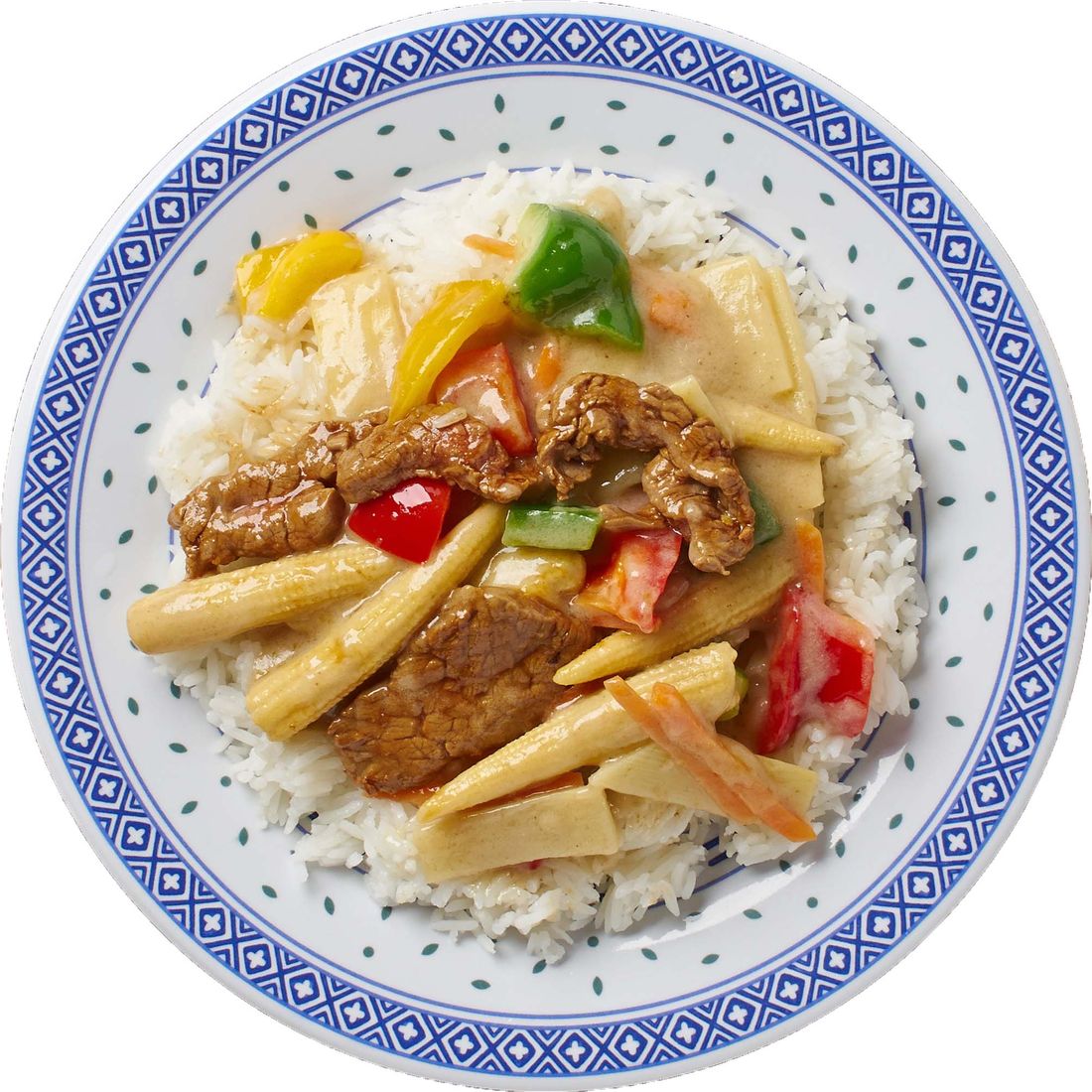 Grünes Curry mit Rindfleisch - Kilin Palast China Food in Lachen