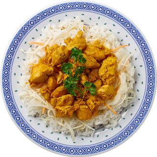 Poulet Curry mit Naturreis - Kilin Palast China Food in Lachen